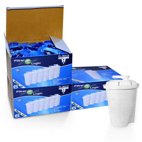 18-Patronen-Paket "FilterLogic FL601G", Alternative für Brita Classic