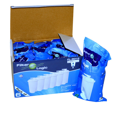 18-Patronen-Paket "FilterLogic FL601G", Alternative für Brita Classic