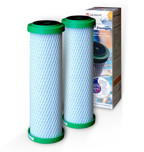 2 Stück NFP Premium Carbonit Monoblock Wasserfilter