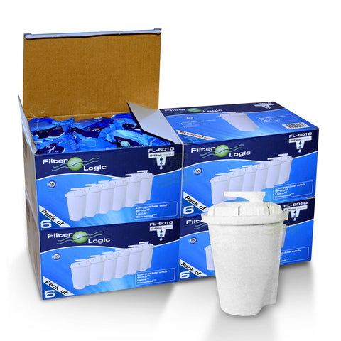 24er Patronen Set FilterLogic FL601G, Brita Classic kompatibel