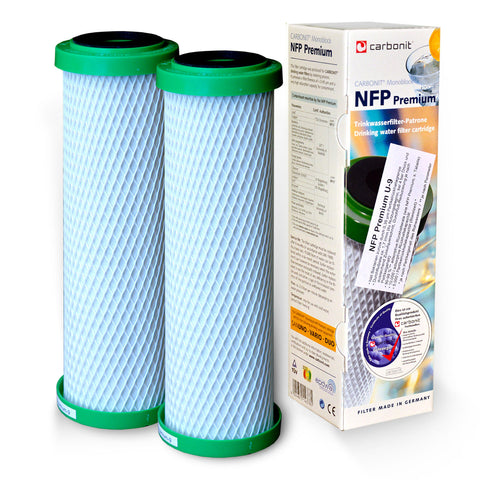 2x Carbonit Aktivkohle NFP Premium U-9 (Monoblock 0,35 Mikron)