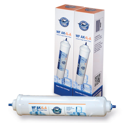 2x Delfin Deluxe AC-IL-A Kühlschrankfilter, extern