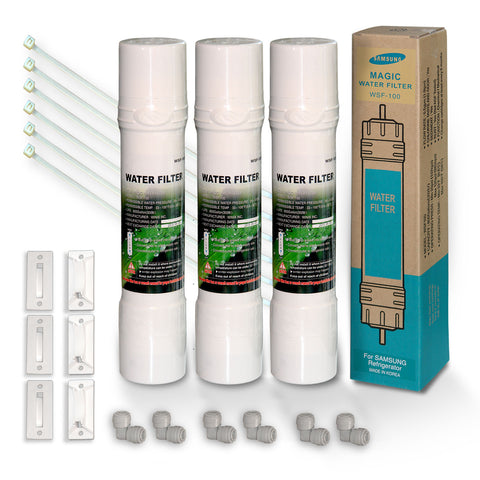 3x WSF-100 v2 Magic Waterfilter Refrigerator Filter Samsung Refrigerator