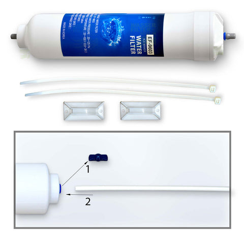 4x Samsung EF9603 Quick Magic Waterfilter, Kühlschrankfilter, EF-9603
