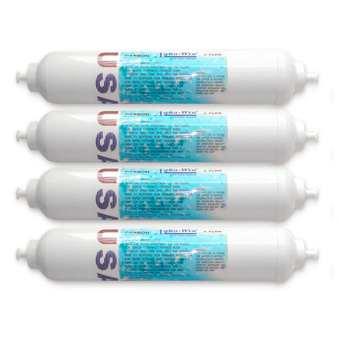 4x Aquawin Universal-Kühlschrankfilter für Side-by-Side