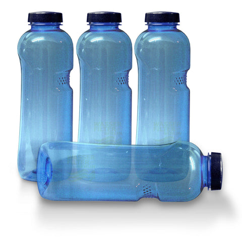 4x drinking bottle 1Ltr., free from plasticizers and bisphenol A
