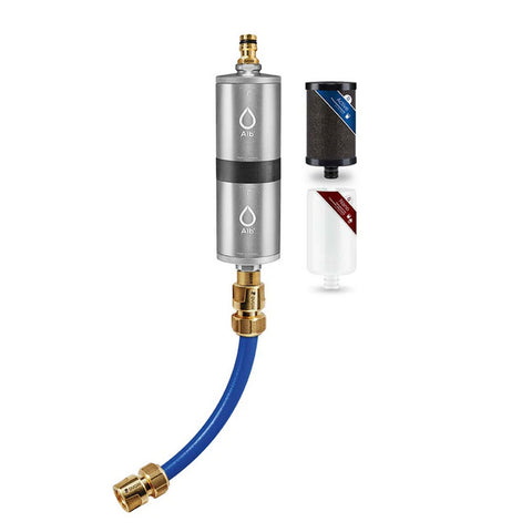 Alb Mobil FUSION Camping-Wasserfilter (Aluminium Silber)