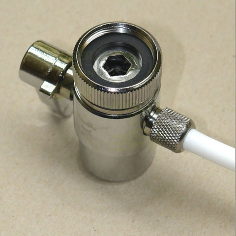 Auftisch Wasserfilter WStelle montiert, Aufkleber, o. Filterpatrone