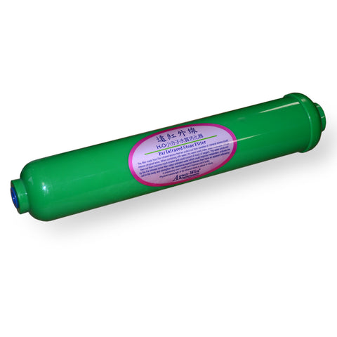 Bioceramic cartridge FIR post-filter reverse osmosis, Infrared Stone green