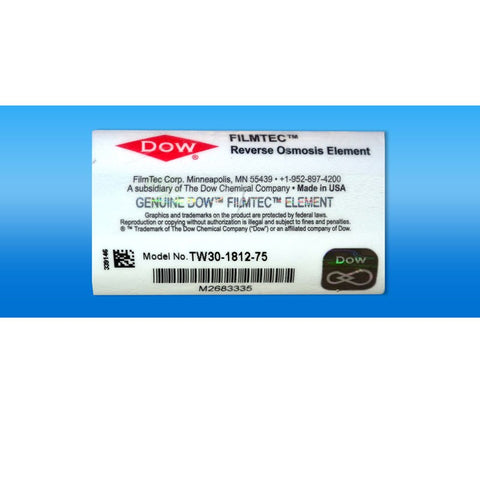 Filmtec 75 GPD Umkehrosmose Membran USA