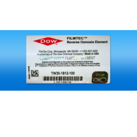 Filmtec 100 GPD Umkehrosmose Membran USA