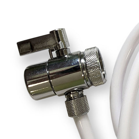 Carbonit Hahnbaugruppe, Umschaltventil mit 3/8" Schlauch für SanUno