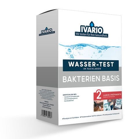 Ivario Wassertest Bakterien Basis, Test auf E.-Coli und coliforme Keime