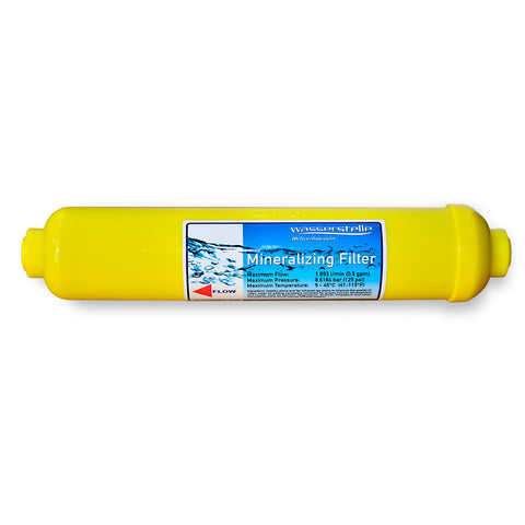 Mineral cartridge (inline) water point mineralization reverse osmosis