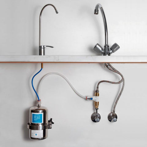 Multipure Wasserfilter MP-400SB Trinkwasser Edelstahl-Untertisch-/Einbaufilter