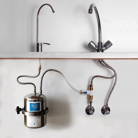 Multipure Wasserfilter MP-750SB Trinkwasser Edelstahl-Untertisch-/Einbaufilter