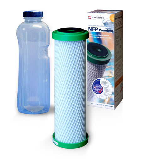 NFP Premium, Carbonit Monoblock plusTrinkflasche 1L