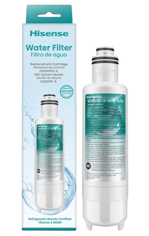 Original water filter for Hisense refrigerator HX2019F-A / HK2100988