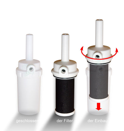"EWO" Wasserfilter Vital zum Anschluss an den Wasserhahn