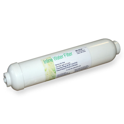 external refrigerator filter, coconut carbon with calcite, click