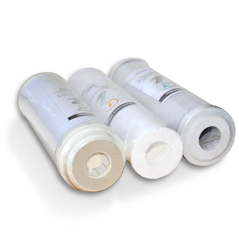 3er Filterset Umkehrosmose Folie CTO, PP5, GAC