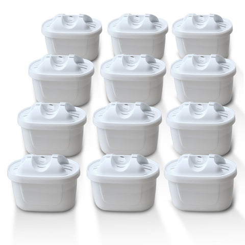 12 x Wasserfilter Marke Delfin Alternative für Brita Maxtra Plus Patrone Alte Version