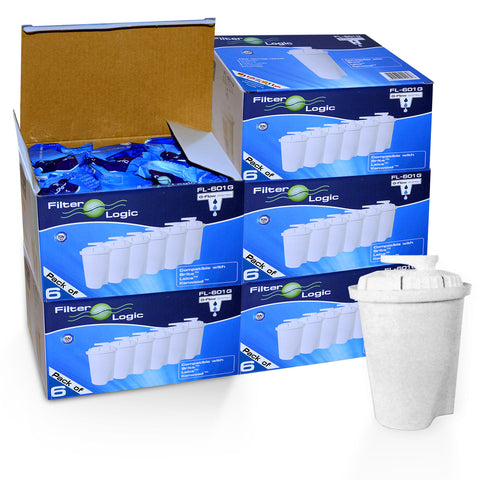 30-Patronen-Paket "FilterLogic FL601G", Alternative für Brita Classic