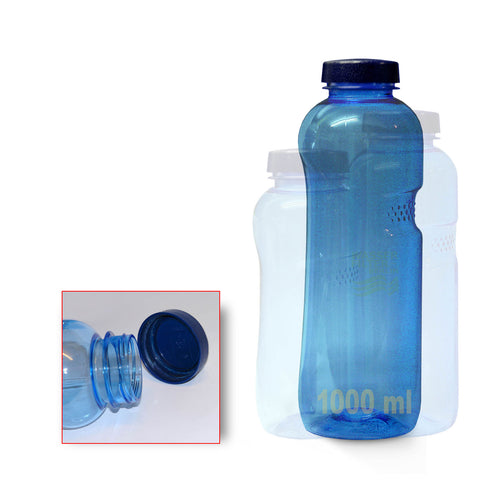 3x Trinkflasche 1 Ltr., frei von Weichmachern und Bisphenol A
