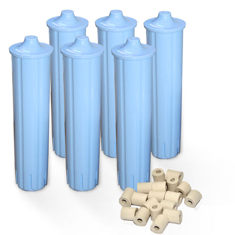 6x DelfinFilter AF01 Blue für Jura-Kaffeemaschine passend wie 67007 71311 71312 Patrone + gratis EM Pipes