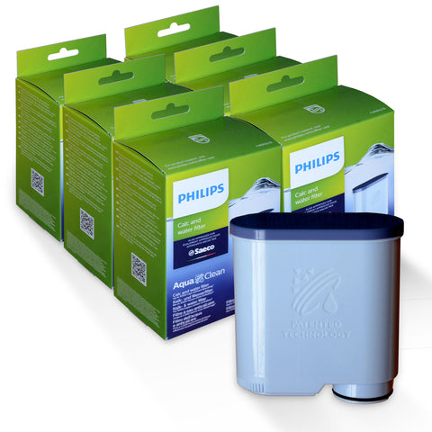 6x Wasserfilter Saeco/Phillips AquaClean Kaffeemaschinen CA6903/10