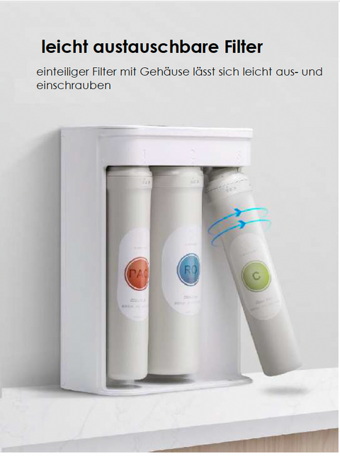 Compact 800 GPD Direct Flow Reverse Osmosis System