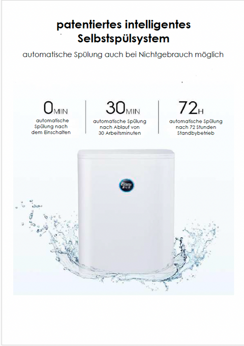 Compact 800 GPD Direct Flow Reverse Osmosis System