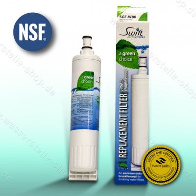 SGF-W80 Kühlschrankfilter für Whirlpool/ Bauknecht SBS 4396508, 4396510 etc.
