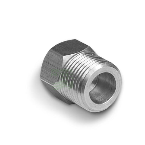 Adapter 7/16" IG zu 3/8" AG (Edelstahl)