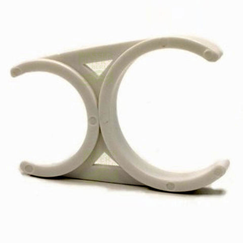 Doppelclip Halteklammer Halterung 2,5" x 2" für Wasserfilter Umkehrosmose