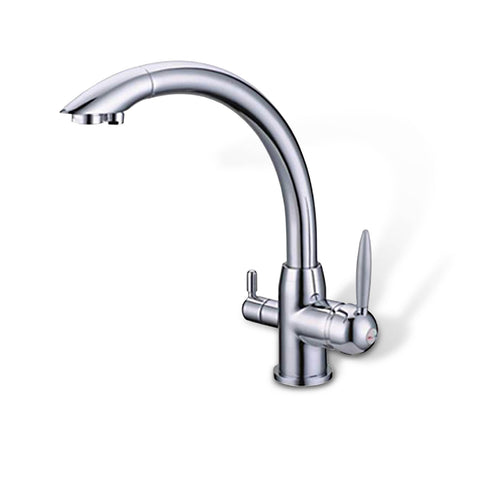 Design-Drei-Wege-Wasserhahn Venedig, mit 3/8" Flexschlauchanschluss