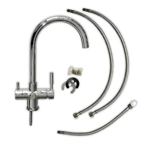 Design-VIER-Wege-Wasserhahn ROM-2, 4-Wege-Wasserhahn 4in1
