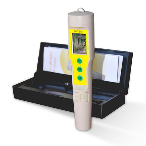 Digital PH/Temp Meßgerät wasserdicht PH-3