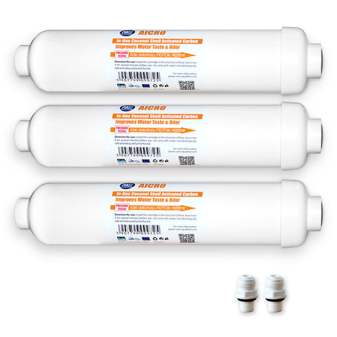 3x AICRO Kühlschrankfilter für Side by Side Kühlschränke