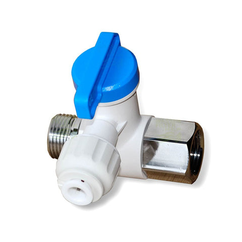 3/8 Zoll IG/AG x 1/4" Schlauchanschluss, Wasseranschluss Festwasseranschluss für SBS Kühlschrank, Espressomaschine und Umkehrosmoseanlage