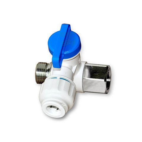 3/8 Zoll IG/AG x 3/8" Schlauchanschluss, Wasseranschluss Festwasseranschluss für SBS Kühlschrank, Espressomaschine und Umkehrosmoseanlage
