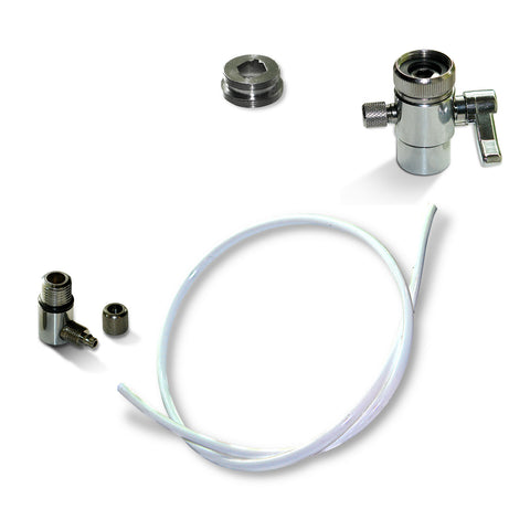 Carbonit SanUno Hahnbaugruppe Ersatzschlauch Umschaltventil mit 1/4" Schlauch