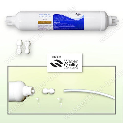 Inline Carbon-Filter GAC, Alternative für DD-7098 Kühlschrankfilter für Side by Side Kühlschränke von Daewoo