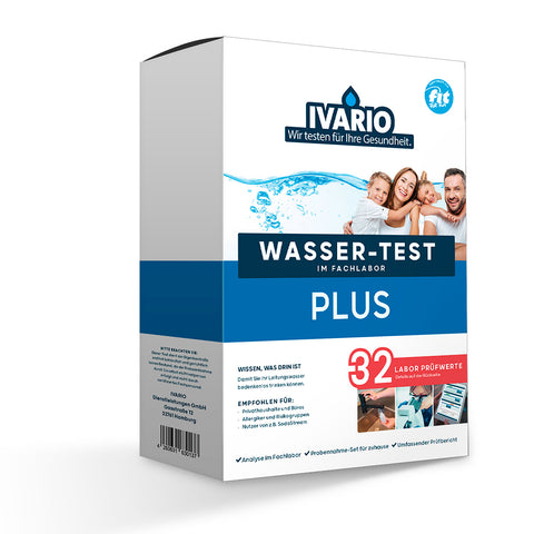 Ivario Plus Wassertest, Testung 32 trinkwasserrelevanter Parameter