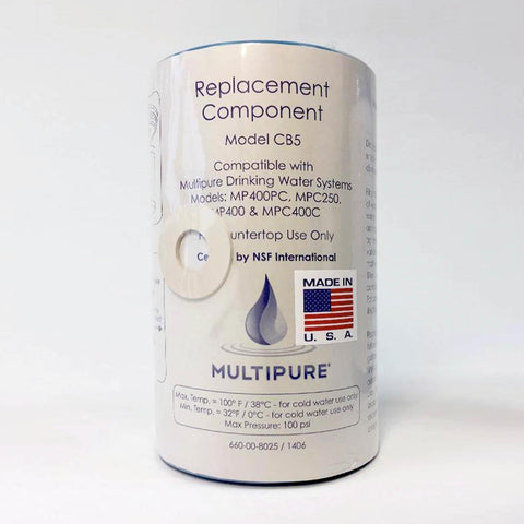 Multipure Wasserfilter MP-400SB Trinkwasser Edelstahl-Untertisch-/Einbaufilter
