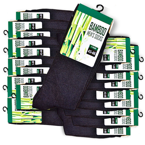 20 Paar Premium Bambus Socken, Größe 43-46 (200 needles)