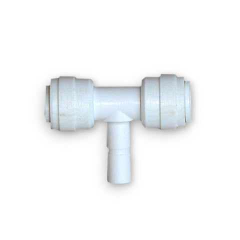 Quickverschluss, T-Stück steckbar, 6,4mm (1/4"Rohr x 1/4" Quick x 1/4" Quick)