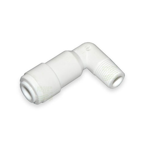 Quickverschl., Winkel 6,4mm (1/8"AG x1/4"Schlauch) m. Rückschlagventil