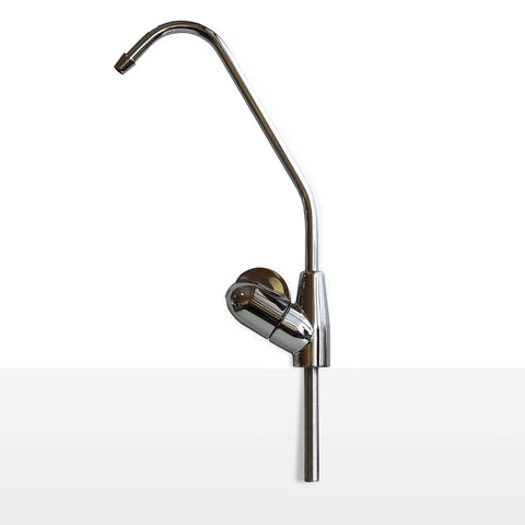 Wasserhahn Venezia mit Keramikventil (6033), Edelstahl-Optik