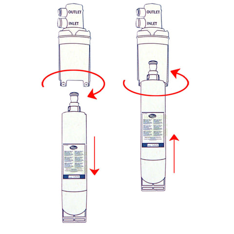 Wpro USC009 Wasserfilter für Whirlpool, Bauknecht SBS Kühlschrank